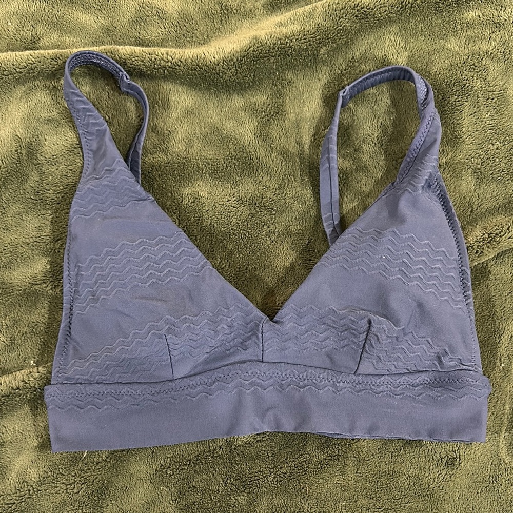 Aerie Indigo Violet Scoop Bikini Top